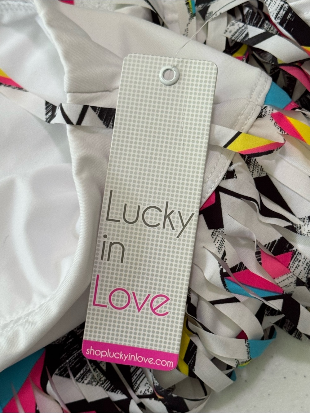 Lucky In Love Fringe Tennis Skirt NWT - Picture 7 of 11